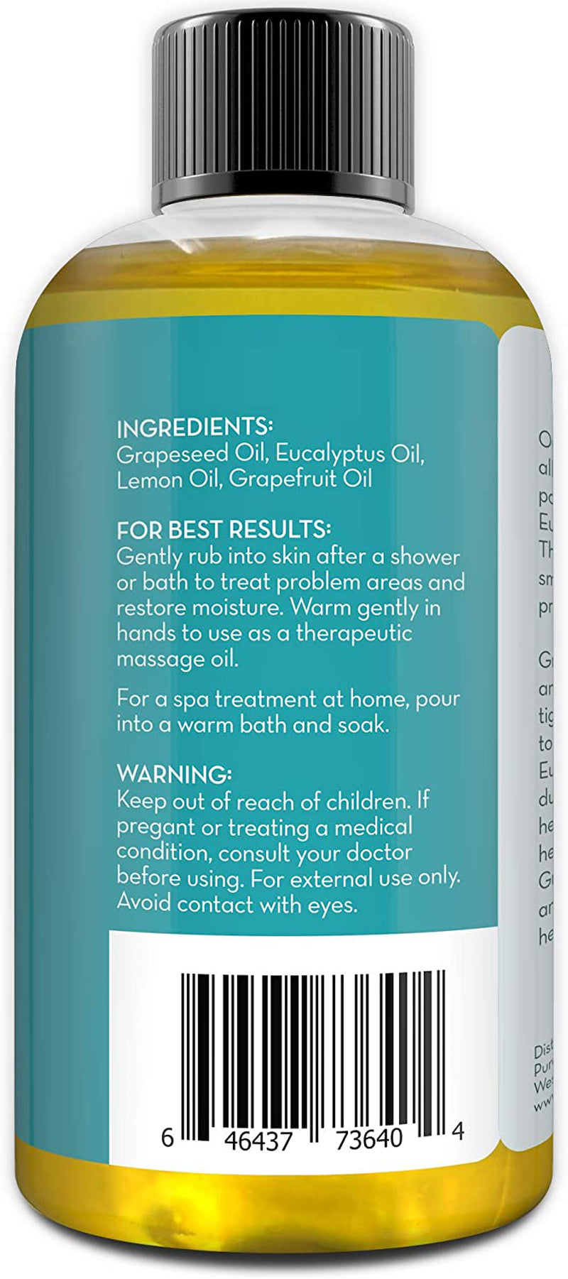 Natural Plant Therapy Body Massage Oil anti Aging Lymphatic Drainage Cellulite