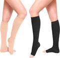 - Knee High Support Hose Compression Socks 20-30 Medical Support Hose Compression Stockings for Women Ted Hose 2 Pairs