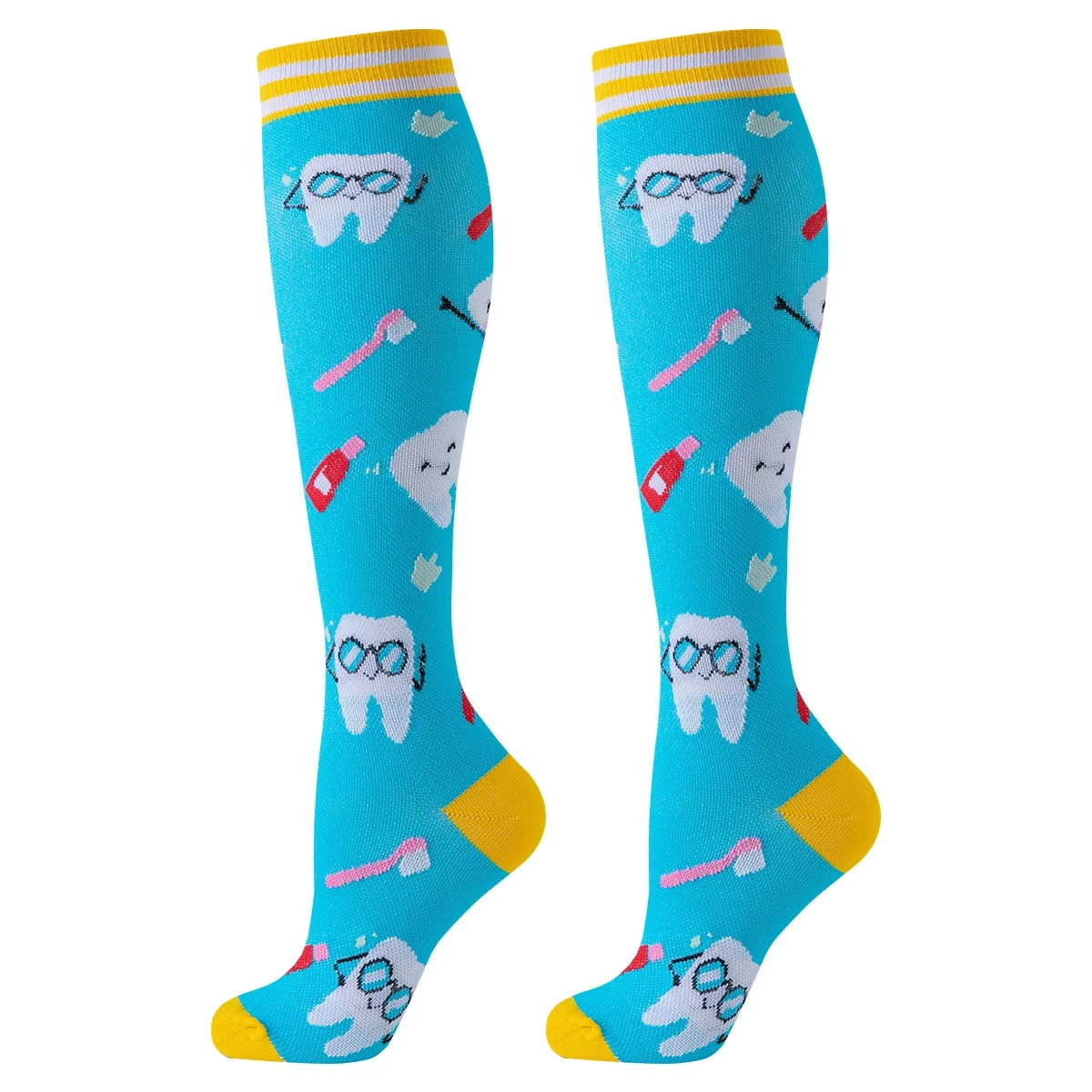 6 Pairs Nurse Compression Socks Sport Compression Socks Dentist Sport Ladies Lady Women Running