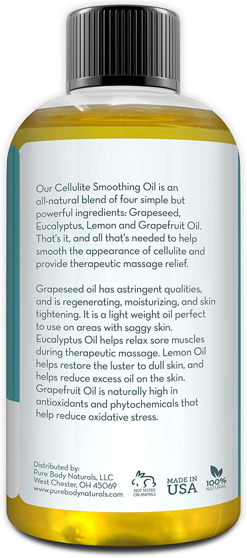 Natural Plant Therapy Body Massage Oil anti Aging Lymphatic Drainage Cellulite