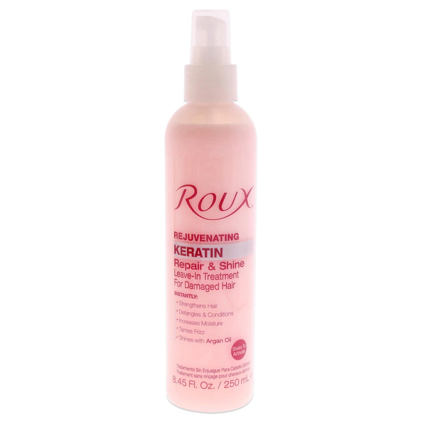 Roux Rejuvenating Keratin Repair & Shine Leave in Treatment, 8.45 Fl Oz (Pack Of