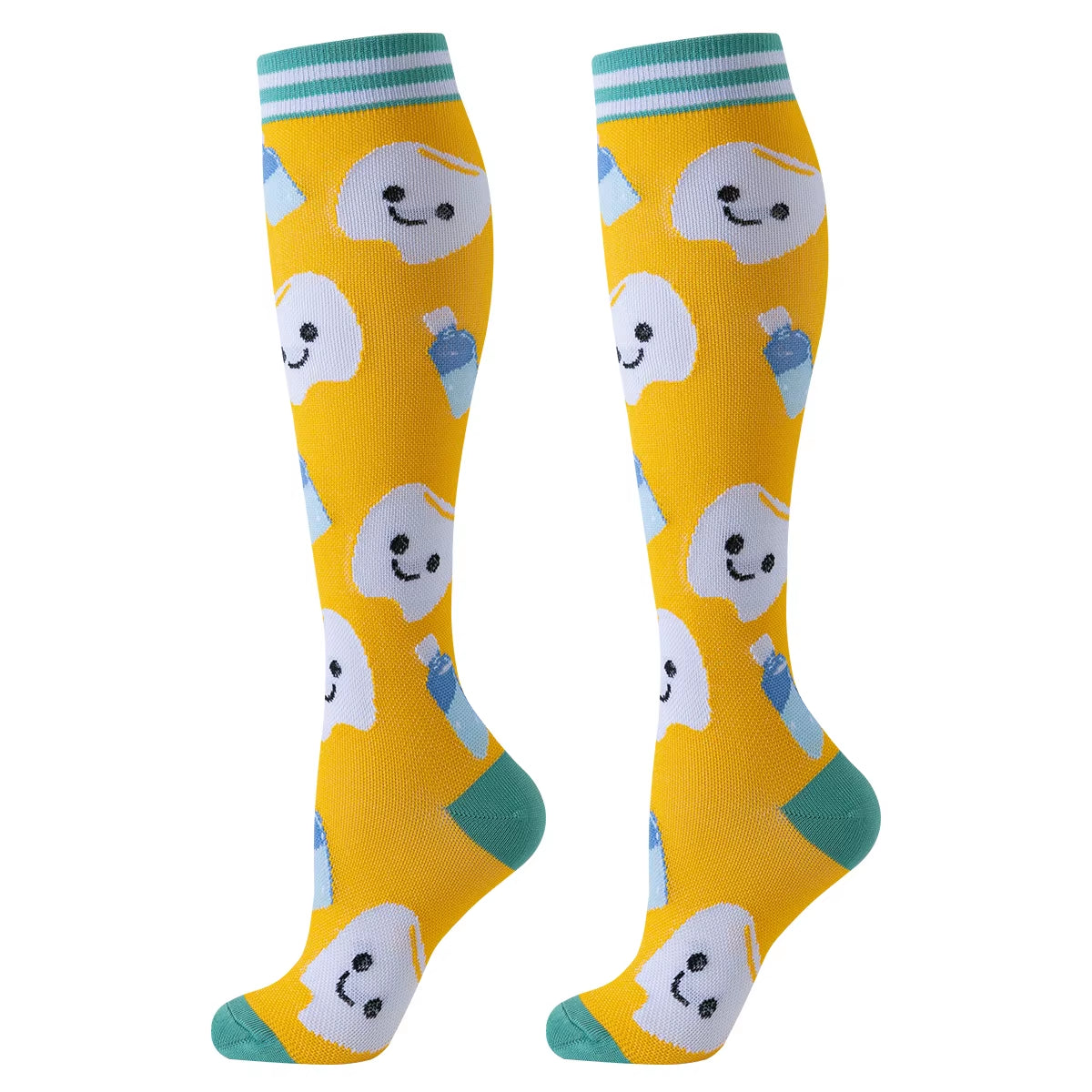 6 Pairs Nurse Compression Socks Sport Compression Socks Dentist Sport Ladies Lady Women Running
